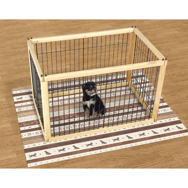 明和グラビア(株) ペット防滑・消臭・防水 90×120cm ブラウン INSF-200 4977932251304【別送品】