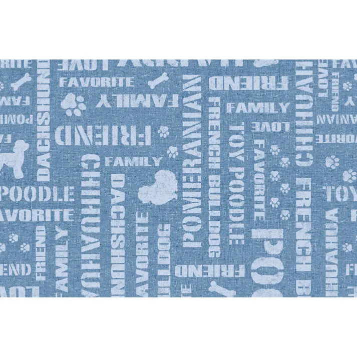 明和グラビア(株) ペット防滑・消臭・防水 120×180cm ブルー INSF-201 4977932251359【別送品】