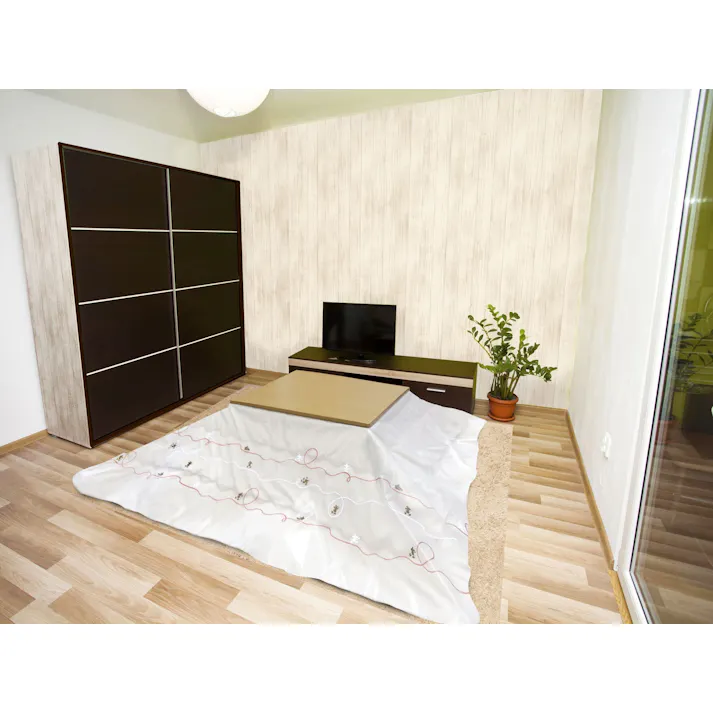 明和グラビア(株) こたつ上掛け ミッキークラフト 190×190cm レッド 4977932253872【別送品】