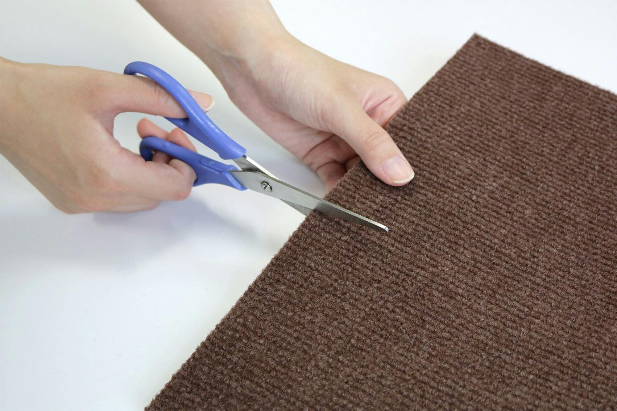 明和グラビア(株) 吸着カーペット 30×30cm×9枚 ブラウン MPM-302