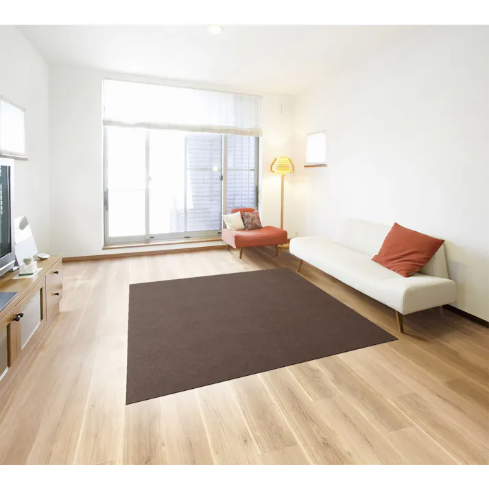 明和グラビア(株) 吸着カーペット 45×45cm×4枚 ブラウン MPM-452 4977932254404【別送品】