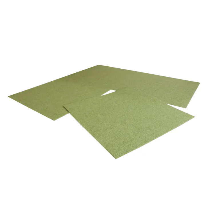 明和グラビア(株) 吸着カーペット 45×45cm×4枚 グリーン MPM-453 4977932254411【別送品】