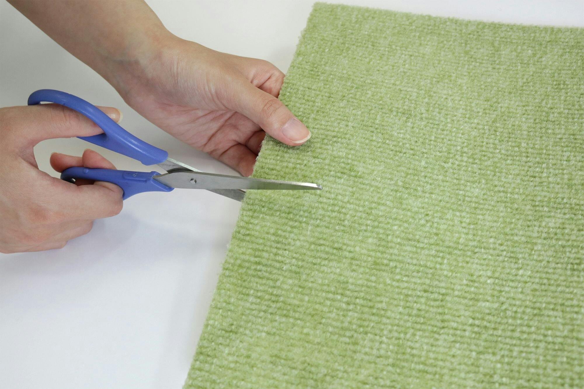 明和グラビア(株) 吸着カーペット 45×45cm×4枚 グリーン MPM-453