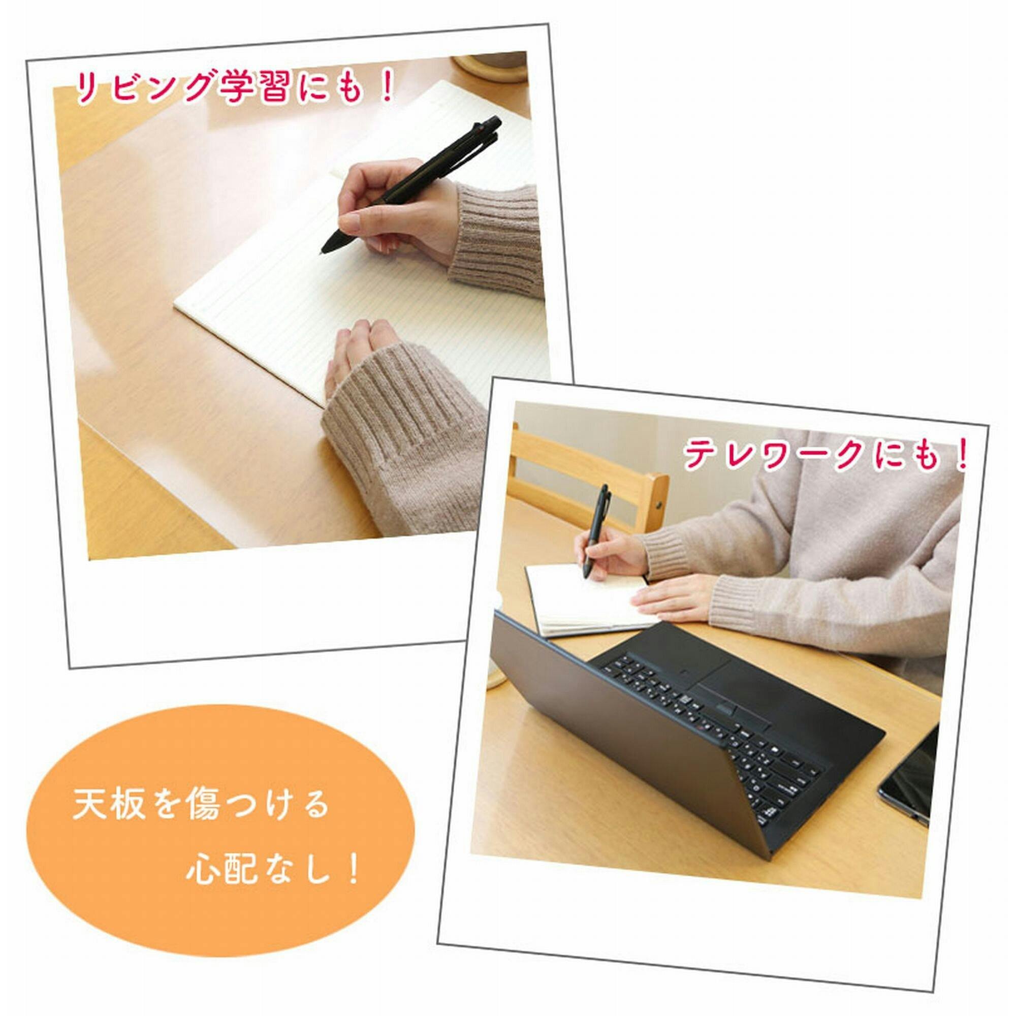 明和グラビア(株) 透明デスクマット 29×58cm×1mm厚 クリアー PDT