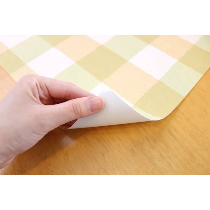 明和グラビア(株) 抗ウイルス ランチョンマット 29×44cm ライトグリーン VPM-チェック 4977932260030【別送品】