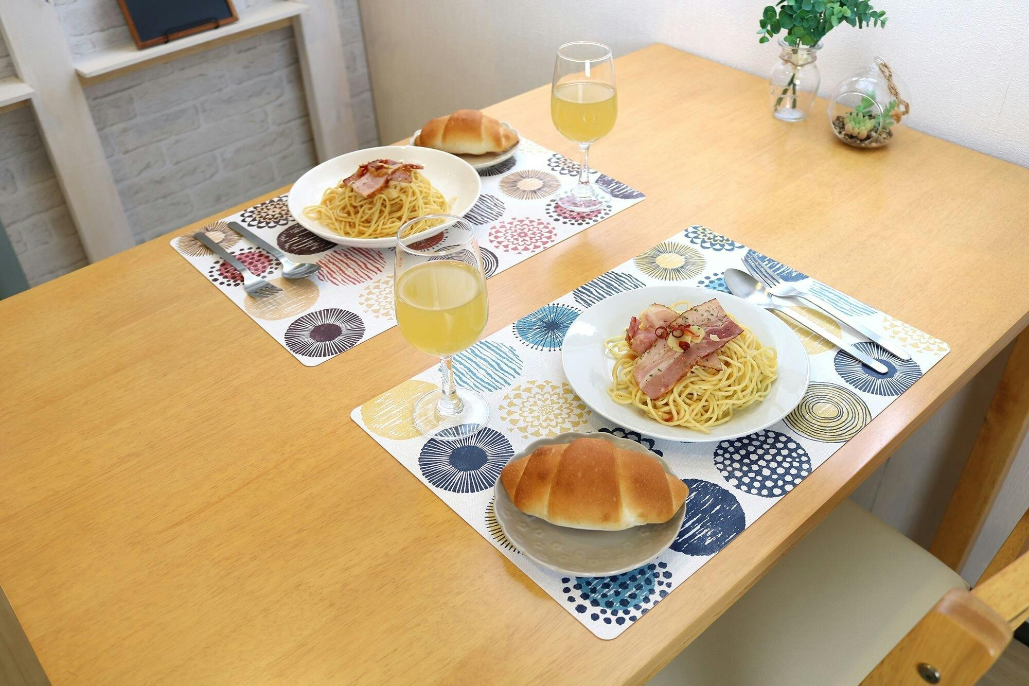 明和グラビア(株) 抗ウイルス ランチョンマット 29×44cm ブルー 明和グラビア(株) 抗ウイルス ランチョンマット 29×44cm ブルー