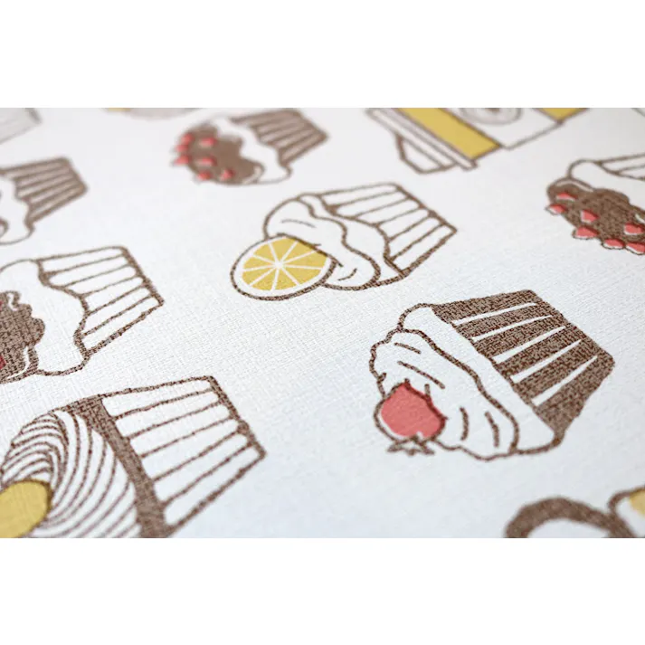 明和グラビア(株) 抗ウイルス ランチョンマット 29×44cm イエロー VPM-ケーキ 4977932260115【別送品】