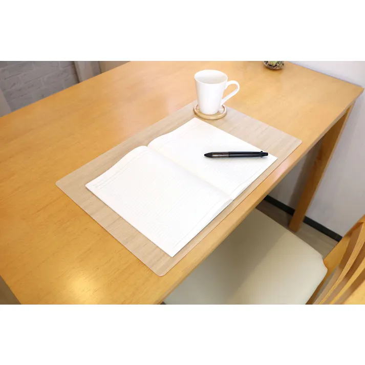 明和グラビア(株) 抗ウイルス ランチョンマット 33×50cm ライトブラウン VLM-モクメ 4977932260139【別送品】