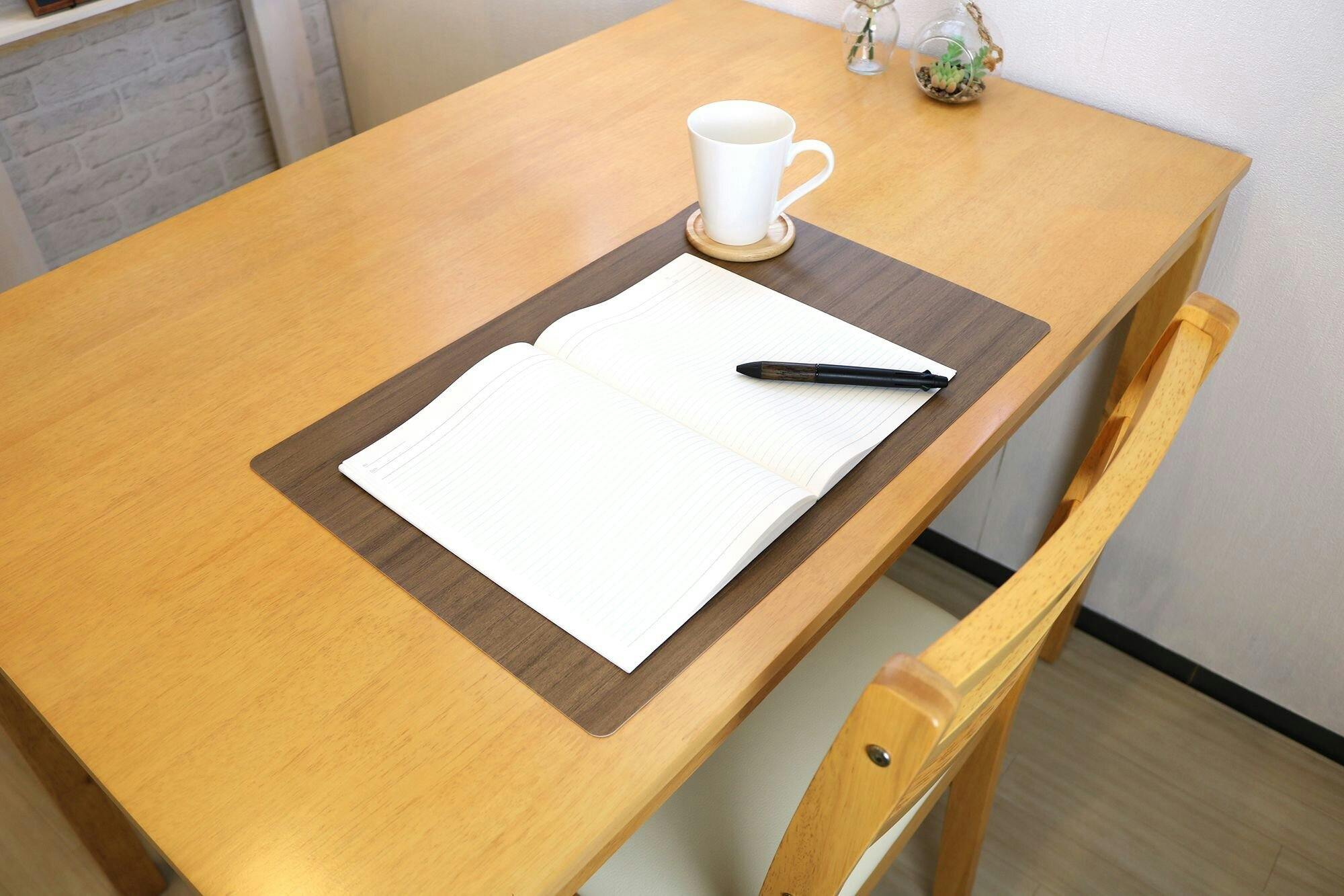 明和グラビア(株) 抗ウイルス ランチョンマット 33×50cm ブラウン VLM