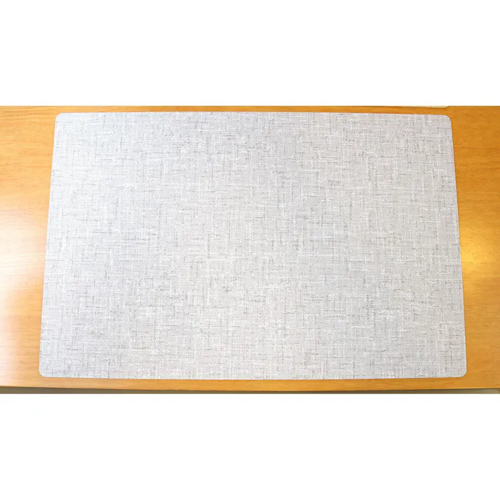 明和グラビア(株) 抗ウイルス ランチョンマット 33×50cm グレー VLM-ムジ 4977932260160【別送品】