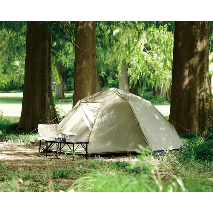 YAMAZEN CanpersCollection C.C ツーリングドームテント TDT-2(KH) カーキ X1H42 4983771203732【別送品】