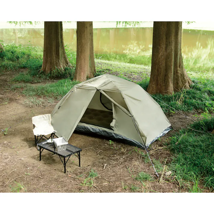 YAMAZEN CanpersCollection C.C ツーリングドームテント TDT-2(KH) カーキ X1H42 4983771203732【別送品】