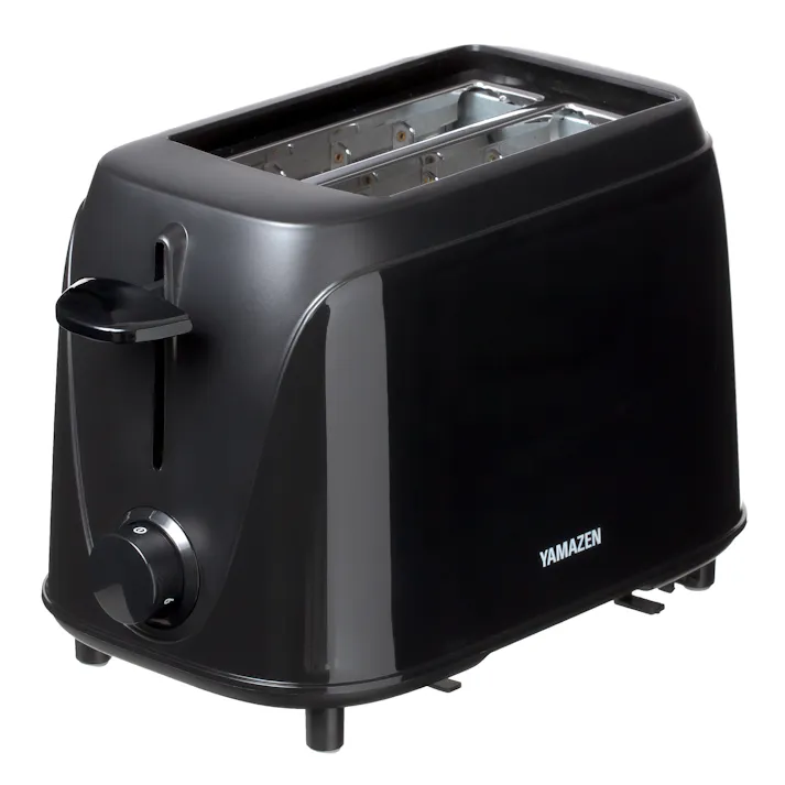 YAMAZEN ポップアップトースター 2枚焼きYUE-750(B) ブラック 59419 4983771254925【別送品】