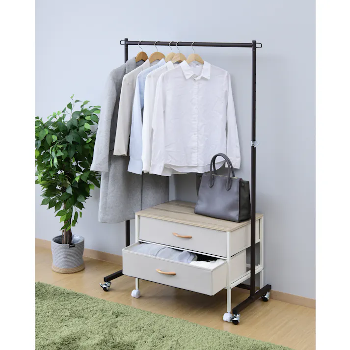 YAMAZEN ヤマゼン ハンガーラツクシタチエストZHC60NM/IV ナチュラルメイプル/アイボリー R0E39 4983771265686【別送品】