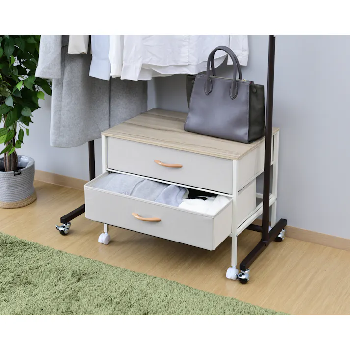 YAMAZEN ヤマゼン ハンガーラツクシタチエストZHC60NM/IV ナチュラルメイプル/アイボリー R0E39 4983771265686【別送品】