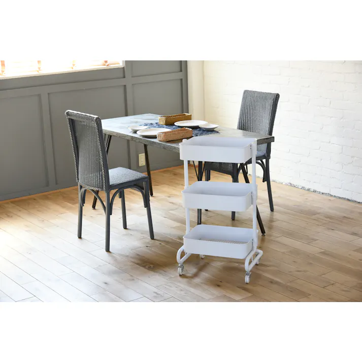 YAMAZEN ヤマゼン バスケツトトローリー LBT-3(WH) ホワイト 26629 4983771806490【別送品】