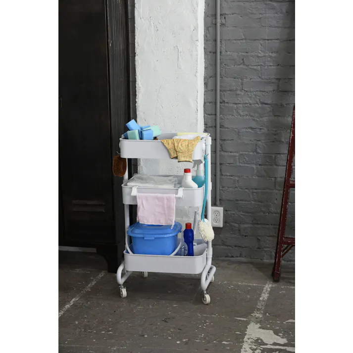 YAMAZEN ヤマゼン バスケツトトローリー LBT-3(WH) ホワイト 26629 4983771806490【別送品】