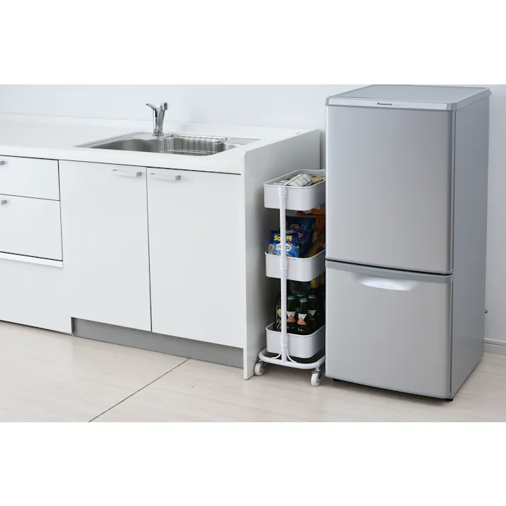 YAMAZEN ヤマゼン バスケツトスリムトローリーLSBT-3(WH) ホワイト 37081 4983771866715【別送品】