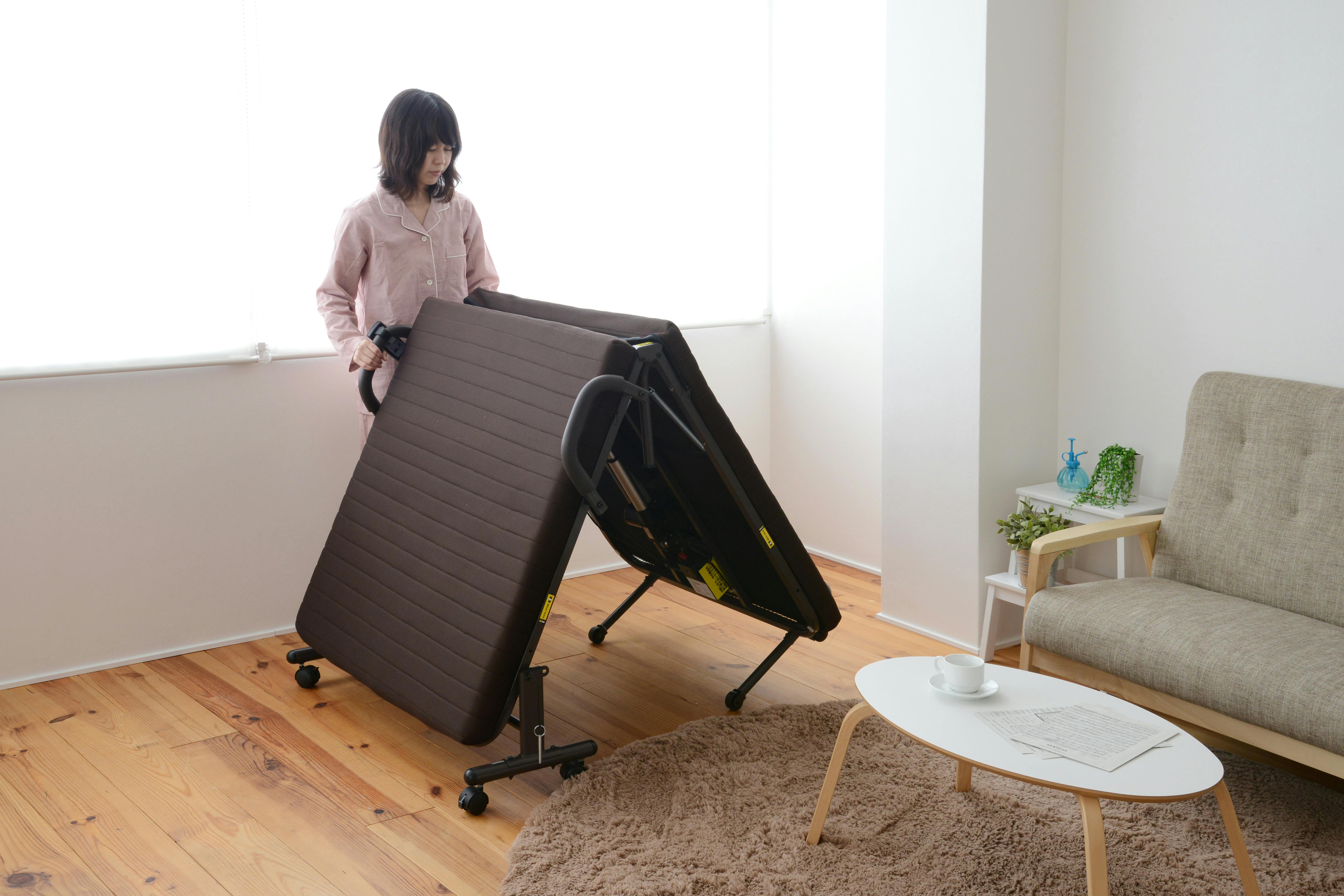 YAMAZEN ヤマゼンデンドウFLDメツシユCEB-8S(DBR) ダークブラウン