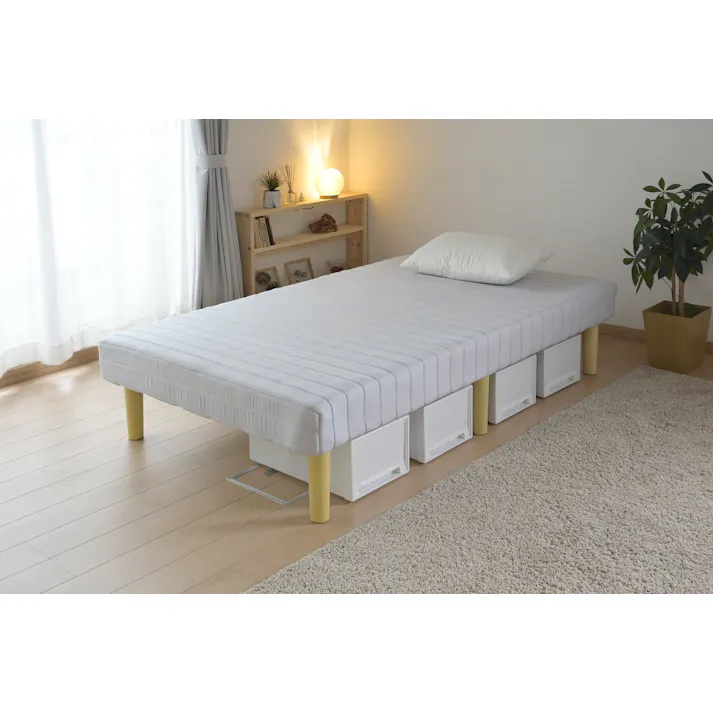 YAMAZEN(山善) 脚付マットレスSAM-12195BH(LGY) R5O34 4550533021646【別送品】