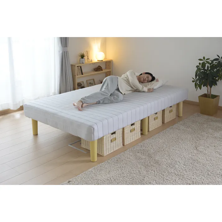 YAMAZEN(山善) 脚付マットレスSAM-12195BH(LGY) R5O34 4550533021646【別送品】