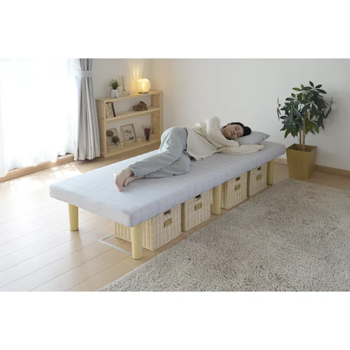 YAMAZEN(山善) 脚付マットレス SAM-80180UH(LGY) R7L13 4550533044362【別送品】