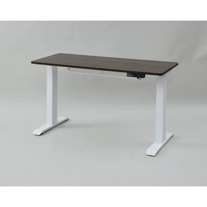 YAMAZEN(山善) スリム電動昇降デスクセツトELD-FSS(MWH)/TS1200(DBR) Q8838 4983771133794【別送品】