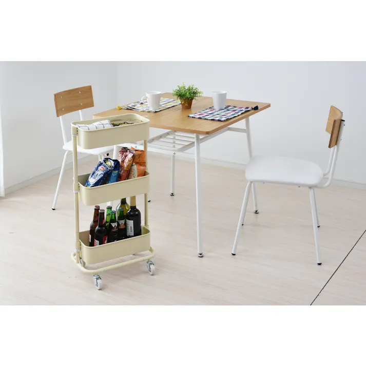 YAMAZEN(山善) バスケットスリムトローリーLSBT-3(IV) 37085 4983771866777【別送品】