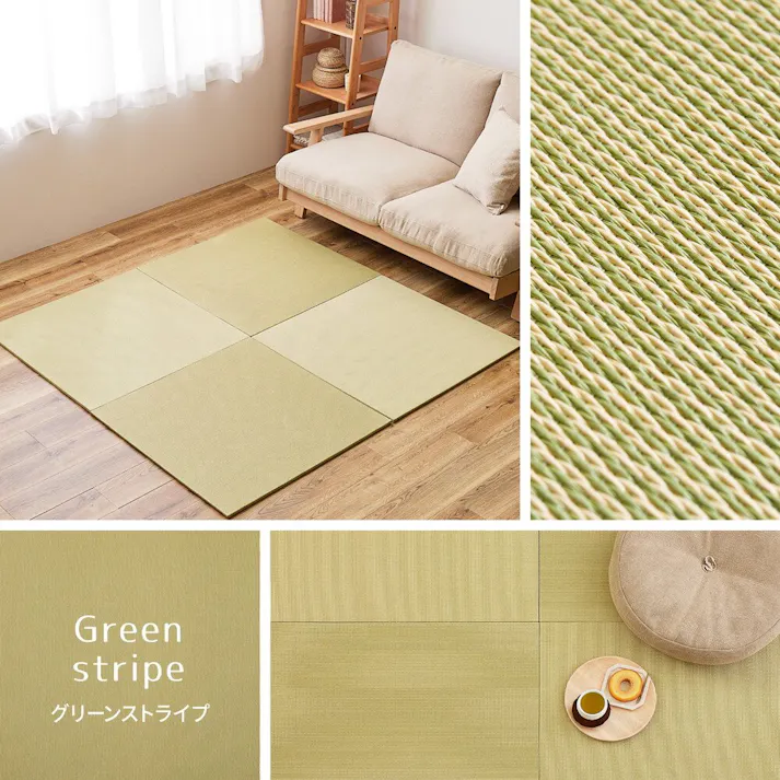 萩原 HAGIHARA 【萩原の畳屋さんシリーズ】 DIY畳 樹(いつき) 同色12枚セット82X82X1.3ブラウン 159067280【別送品】
