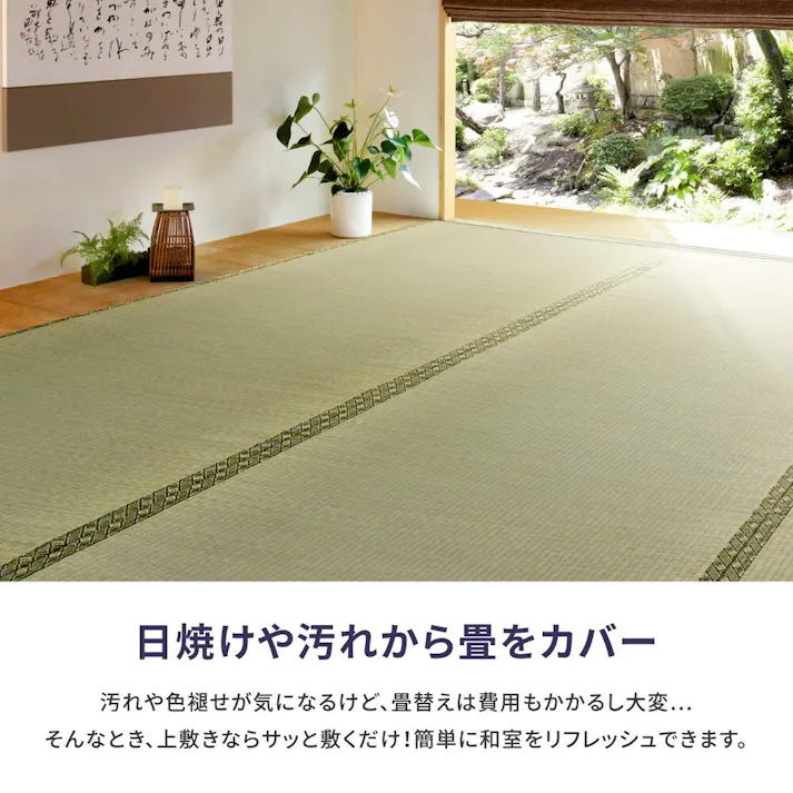 萩原 HAGIHARA い草カーペット 備前(びぜん) 36間10畳455×364- 158008590【別送品】