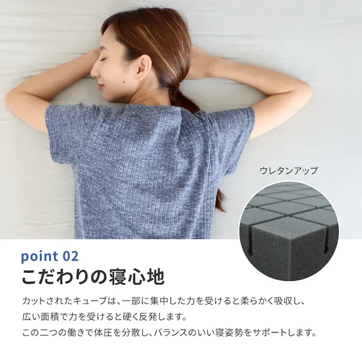 萩原 HAGIHARA アラエルーノマットレス セミダブル120X195X8- 350115501【別送品】