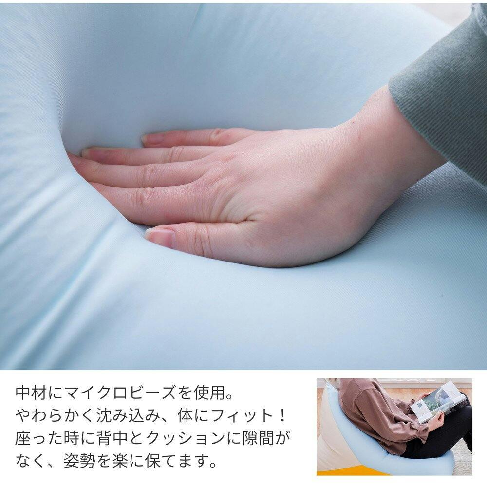 萩原 HAGIHARA カラーが選べるリラックスビーズクッション