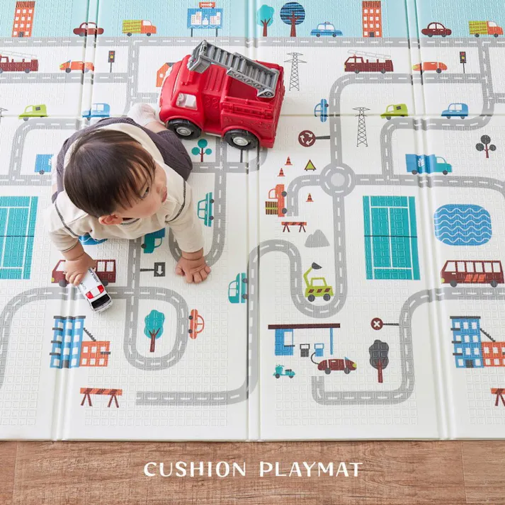 萩原 HAGIHARA 折りたためて水拭きできるプレイマット エクスモロッコ118×176- 600010800【別送品】