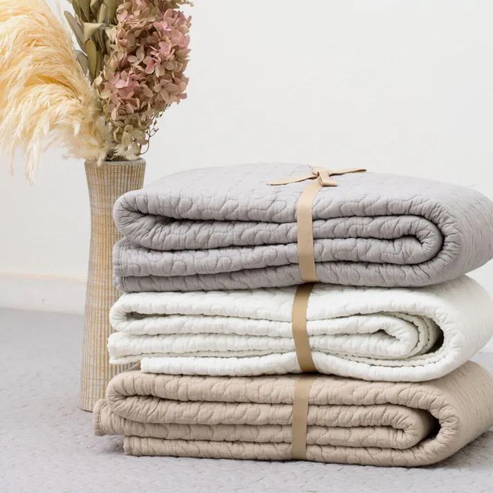 萩原 HAGIHARA 綿100%のイブルラグマット デコール190×240アイボリー 600009622【別送品】