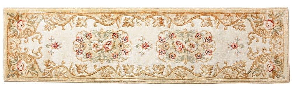 萩原 HAGIHARA 玄関マット メダリオン 30×180ベージュ 240611474【別送