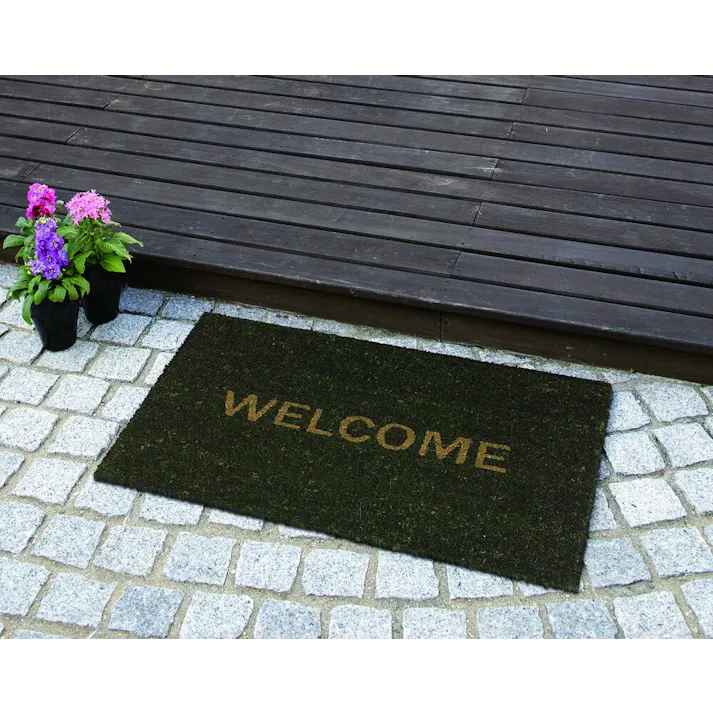萩原 HAGIHARA 外玄関用 泥落としマット ウェルカム45×65 240003100【別送品】