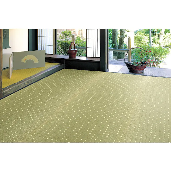 萩原 HAGIHARA 国産い草カーペット 吉兆 江戸間3畳174×261ナチュラル 81850630【別送品】