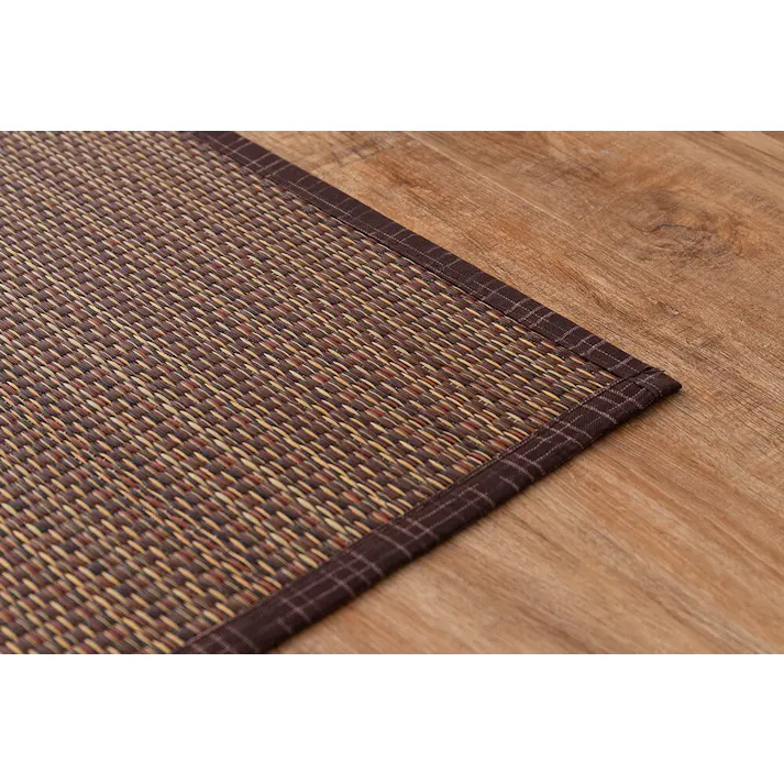 萩原 HAGIHARA い草カーペット 南風 江戸間2畳174×174ブラウン 81847520【別送品】