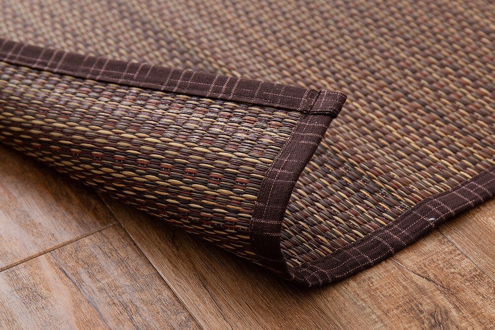 萩原 HAGIHARA い草カーペット 南風 江戸間6畳261×352ブラウン