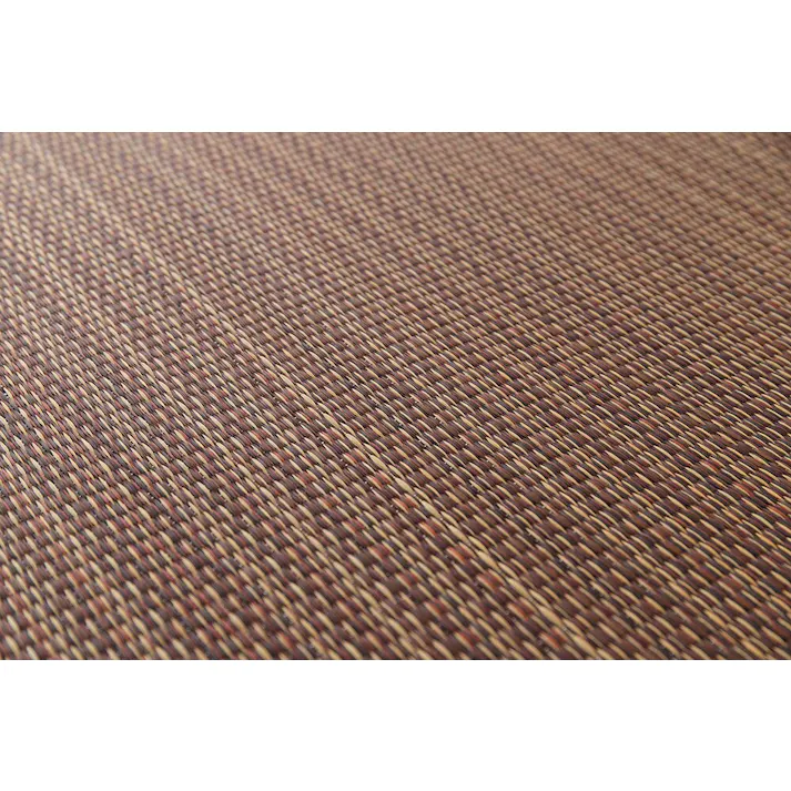 萩原 HAGIHARA 裏付き い草カーペット 南風 江戸間2畳174×174ブラウン 81847620【別送品】