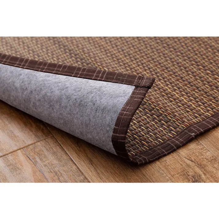 萩原 HAGIHARA 裏付き い草カーペット 南風 江戸間2畳174×174ブラウン 81847620【別送品】