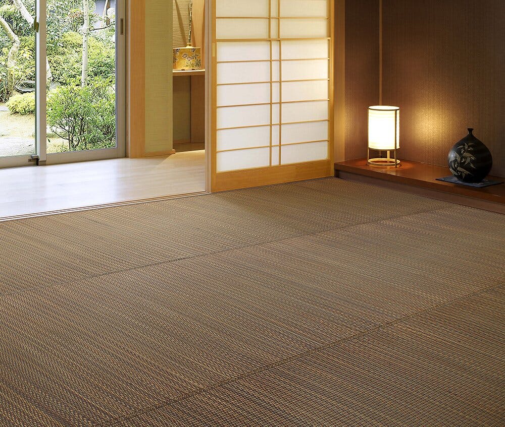 萩原 HAGIHARA 裏付き い草カーペット 南風 江戸間4.5畳261×261ブラウン 81847645 い草ラグ・竹ラグ 萩原 HAGIHARA 裏付き い草カーペット 南風 江戸間4.5畳261×261ブラウン 81847645 い草ラグ・竹ラグ