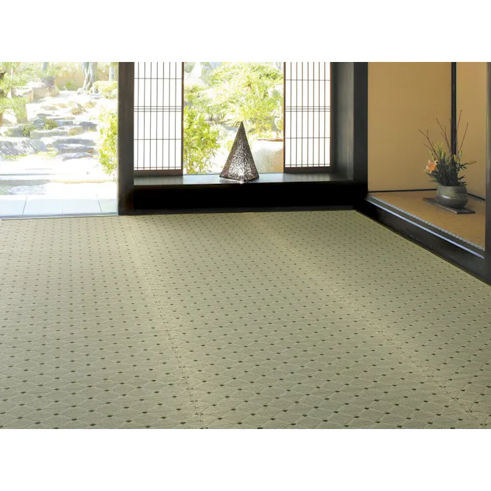 萩原 HAGIHARA 国産い草カーペット ダイヤ 江戸間6畳261×352 81606460【別送品】