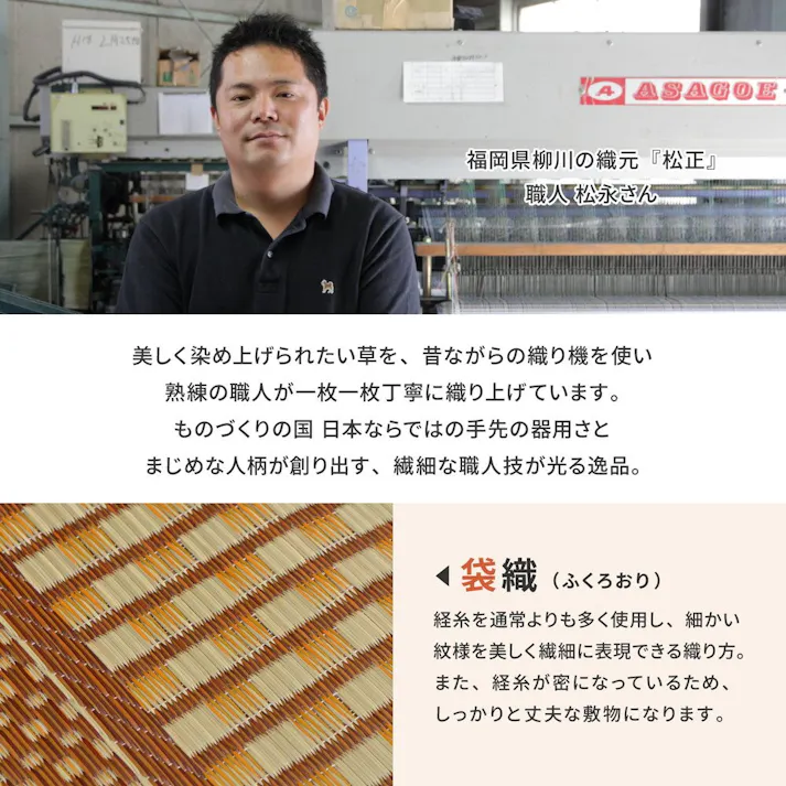 萩原 HAGIHARA 国産い草玄関マット(裏貼り) エルモード 30×120ブルー 81830201 4955872557502【別送品】