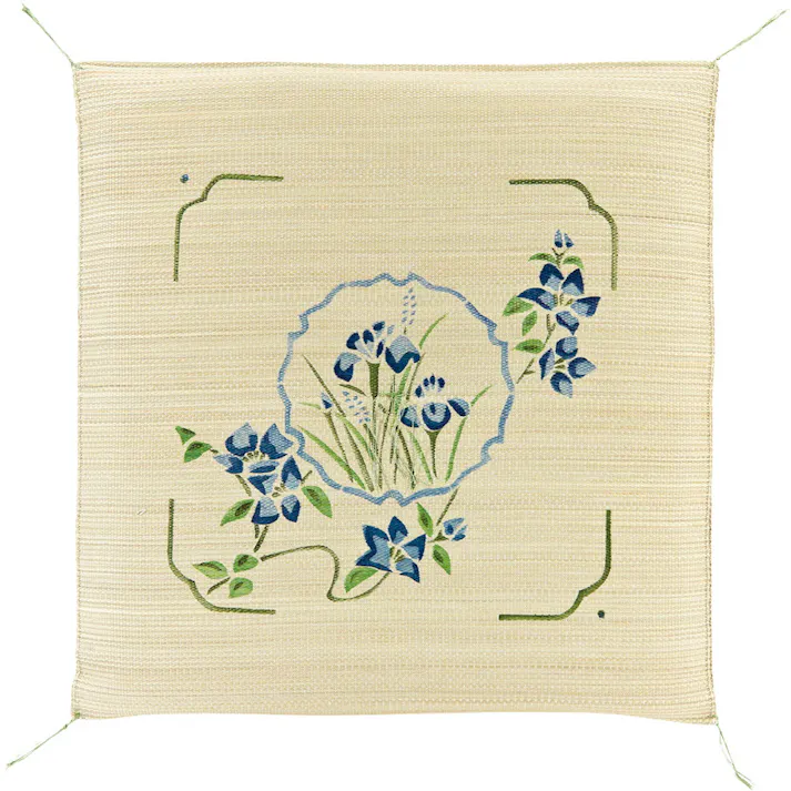 萩原 HAGIHARA い草捺染座布団 美濃55×55 81836100 4955872559612【別送品】