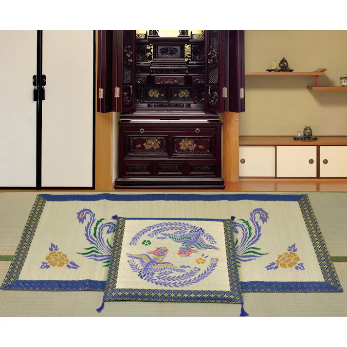 萩原 HAGIHARA 国産い草御前座布団 鳳凰70×70 81851900 4955872584362【別送品】