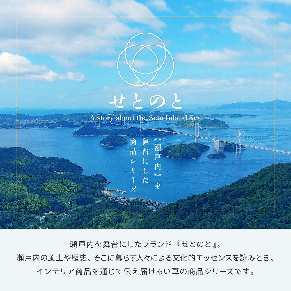 萩原 HAGIHARA 国産い草平枕 倉敷帆布使用 32×22×10