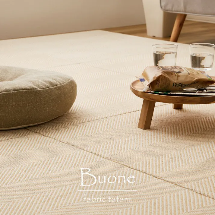 萩原 HAGIHARA 置くだけファブリック置き畳 ボーナ 同色9枚組82×82×2.5グリーン 160900072 4955872937632【別送品】