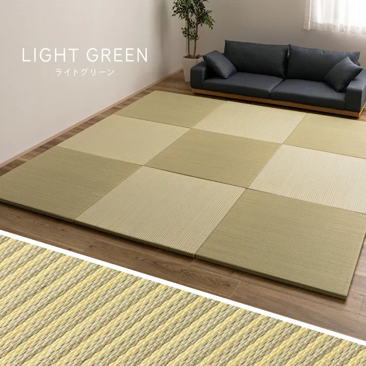 萩原 HAGIHARA 新素材で丈夫 ハイブリッド置き畳 綾瀬 12枚組82×82×2.5ブラウン 160900481 4955872944470【別送品】