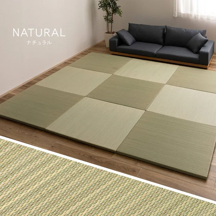 萩原 HAGIHARA 新素材で丈夫 ハイブリッド置き畳 綾瀬 12枚組82×82×2.5ブラウン 160900481 4955872944470【別送品】